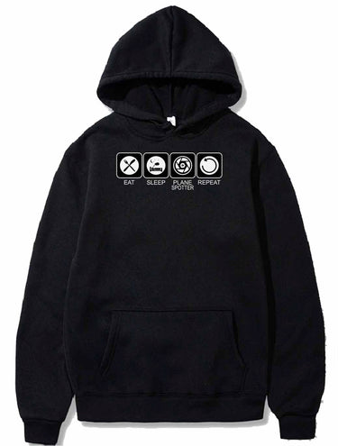Plane Spotter Eat Sleep Repeat for Planespotter PULLOVER THE AV8R